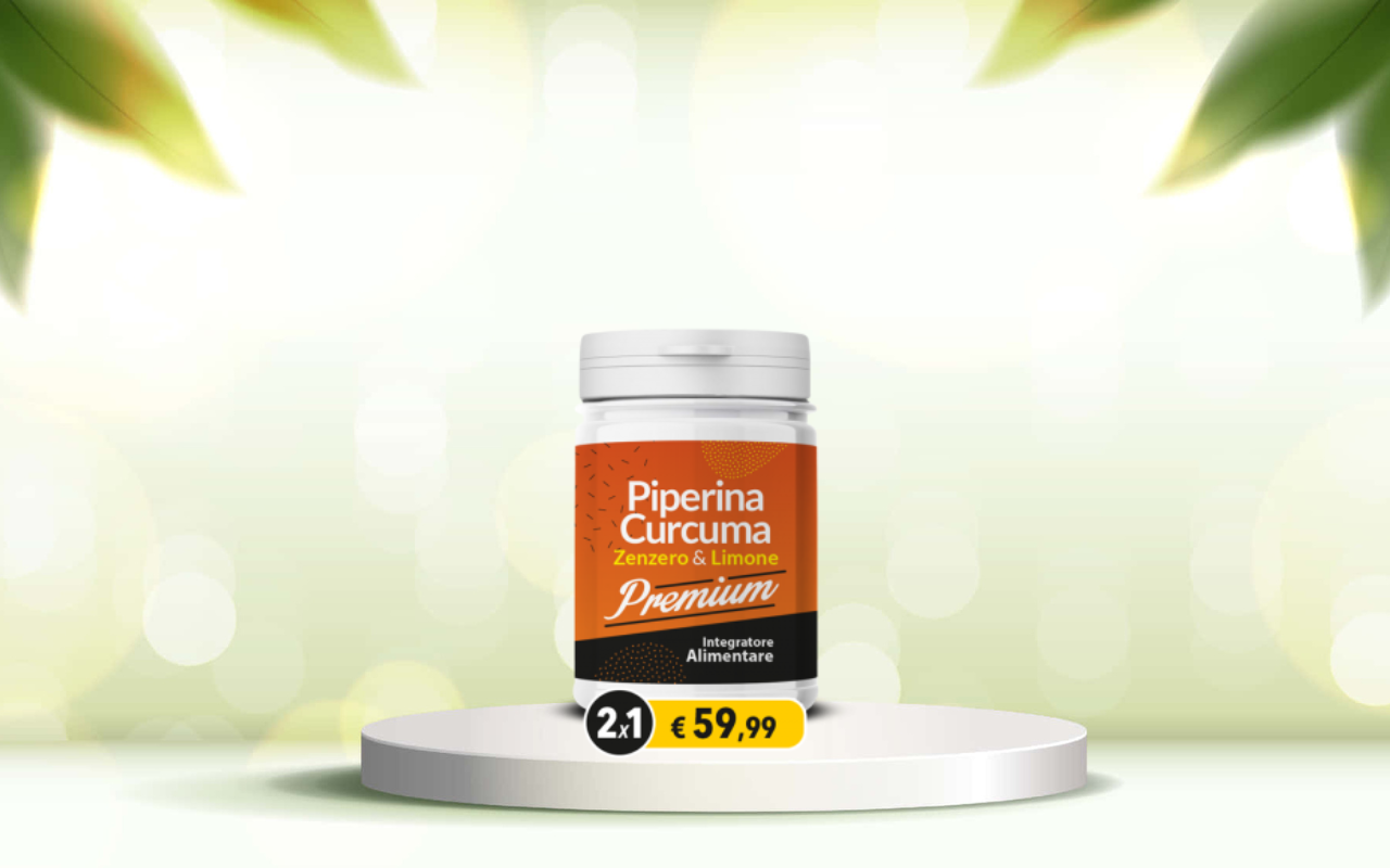 Scopri piperina e curcuma premium: il detox naturale per intestino e forma fisica