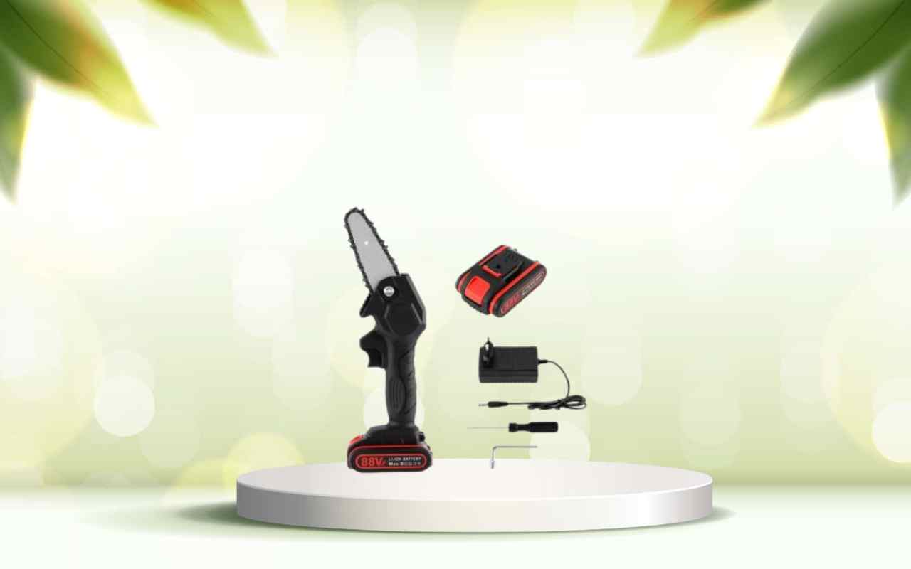 Mini motosega a batteria: scopri il segreto per tagli rapidi e precisi in giardino